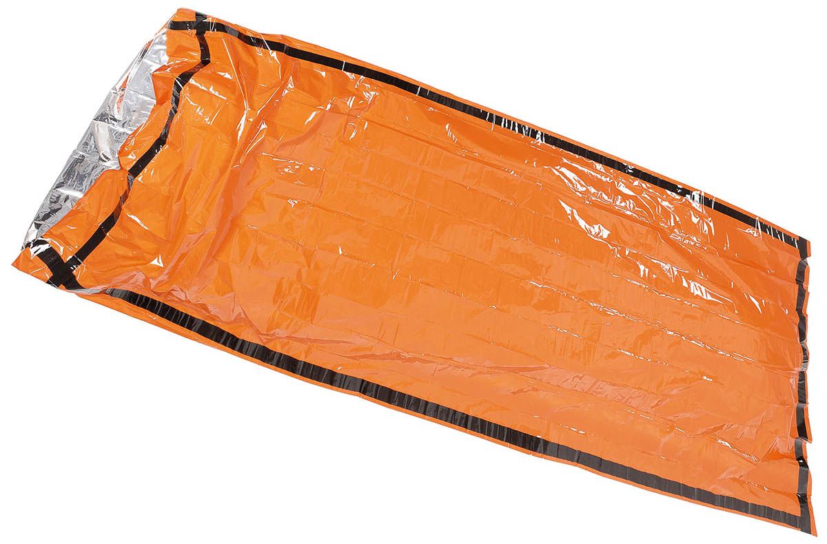 Image of Notfall-Biwaksack, orange, einseitig alubeschichtet