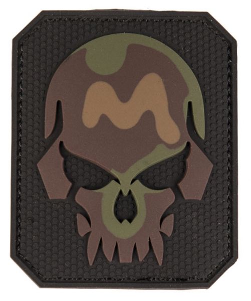 Klettabzeichen 3D skull large - tarn