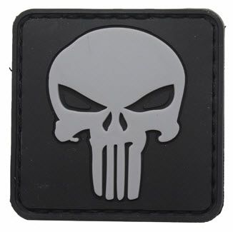 Klettabzeichen Punisher SWAT