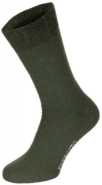 Socken, &quot;Esercito&quot;, oliv, halblang, 3er Pack