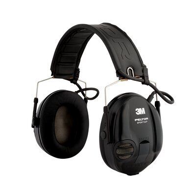 3M Peltor - SportTac Kapselgehörschutz STAC-RD, Schwarz, SNR = 26