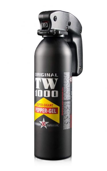 Pepper-Box Pfefferspray - 400 ml, Federdeckel 5-6m Reichweite (Gel)