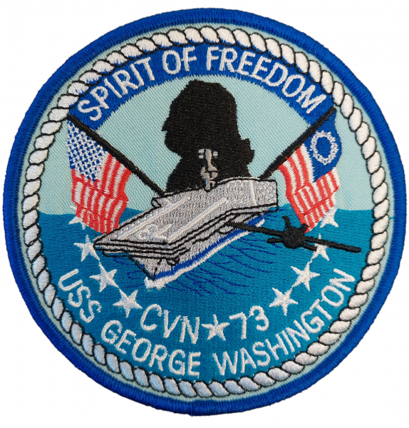Stickabzeichen - Spirit of Freedom CVN*73 USS George Washington