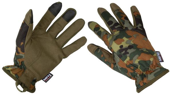 Fingerhandschuhe, flecktarn, &quot;Lightweight&quot;