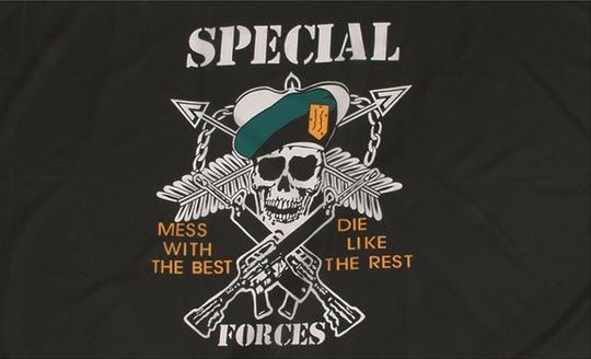 Fahne &quot;Special Forces&quot;