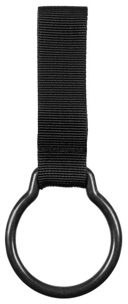 Taschenlampenhalter, mit Ring schwarz