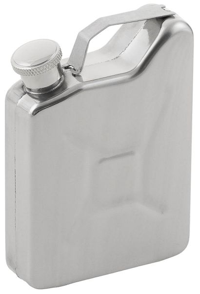 Taschenflasche, &quot;Kanister&quot;, Edelstahl, 5 OZ, 148 ml