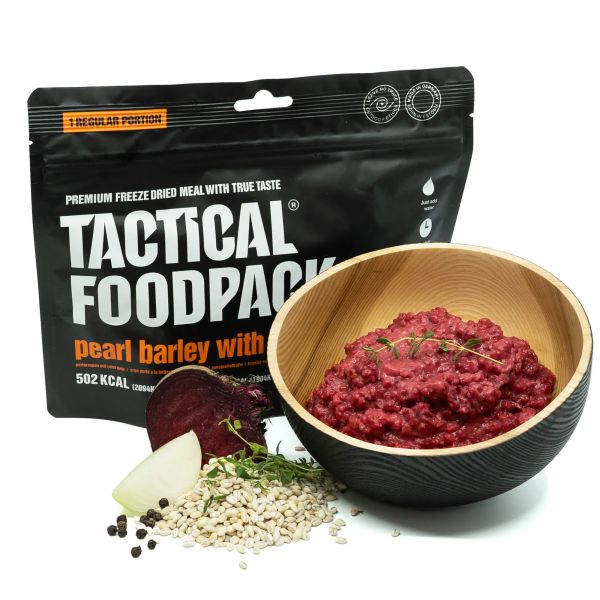 Tactical Foodpack - Pearl Barley with Beetroot (Perlgraupen mit Roter Beete)