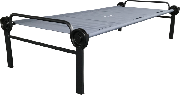 Disc-O-Bed - Einzelbett XLT Single Edition mit Seitentasche (anthrazit)
