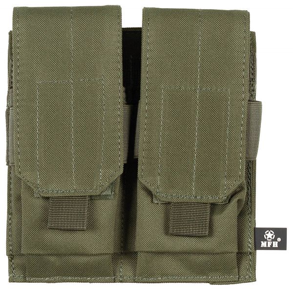 Magazintasche, 2-fach,&quot;MOLLE&quot;, oliv