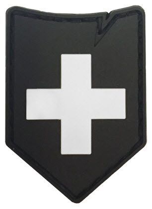 Klettabzeichen Switzerland Tactical - black