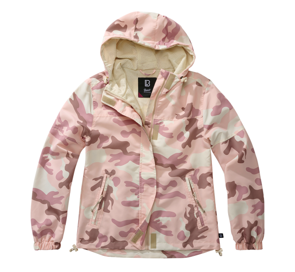Brandit - Women Summer Frontzip Windbreaker candy camo