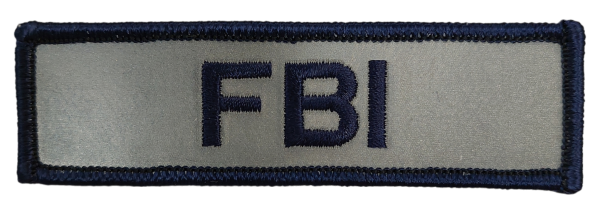 Stickabzeichen - FBI