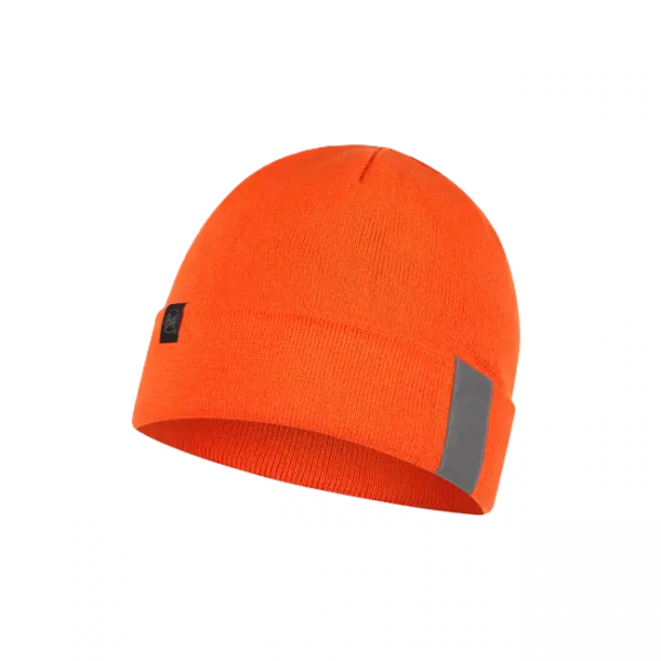 BUFF® Safety - Knitted Polar Beanie Reflective Orange (Wärmeisolierung+Reflektierend)