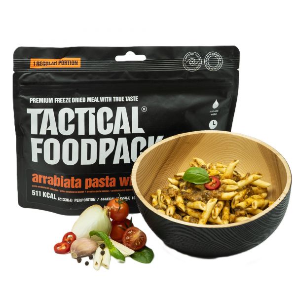 Tactical Foodpack - Arrabiata Pasta with Chicken (Pasta Arrabiata mit Hähnchen)
