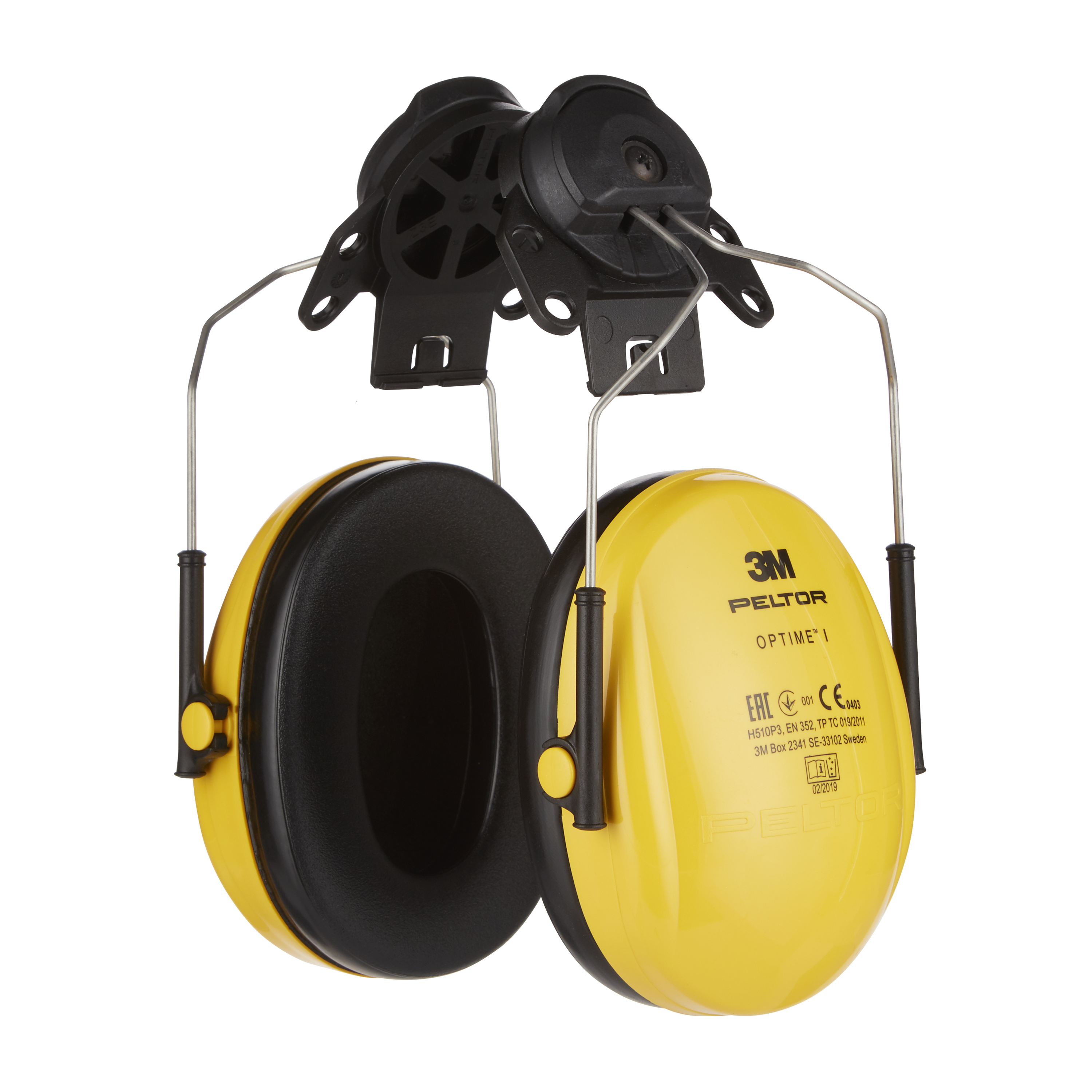 3M Peltor - Komfort Kapselgehörschutz für Helm, Optime I, H510P3, gelb, SNR  = 26 dB | günstig kaufen