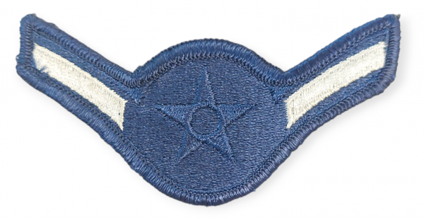 Stickabzeichen - Airman U.S.A.F. navy/silver