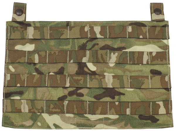 Brit. Frontplatte, mit Klett, Osprey MK IV, MTP tarn, neuw.