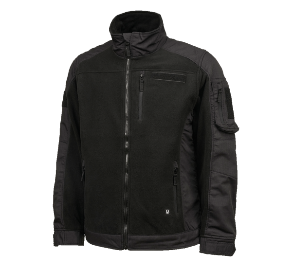 Brandit - Fleece Ripstop Jacket black
