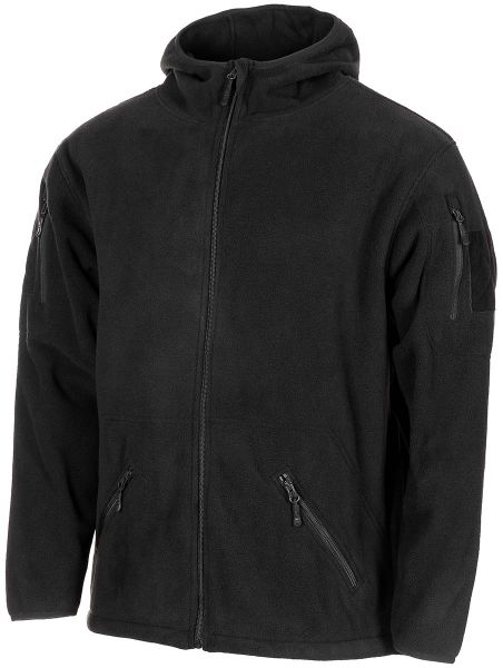 Fleece-Jacke, &quot;Tactical&quot;, schwarz
