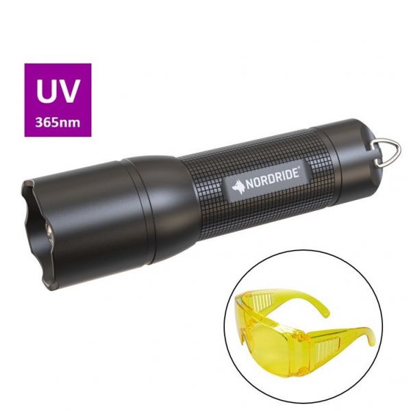 NORDRIDE - Taschenlampe 5313 SPOT UV 365 A Set (365nm UV)