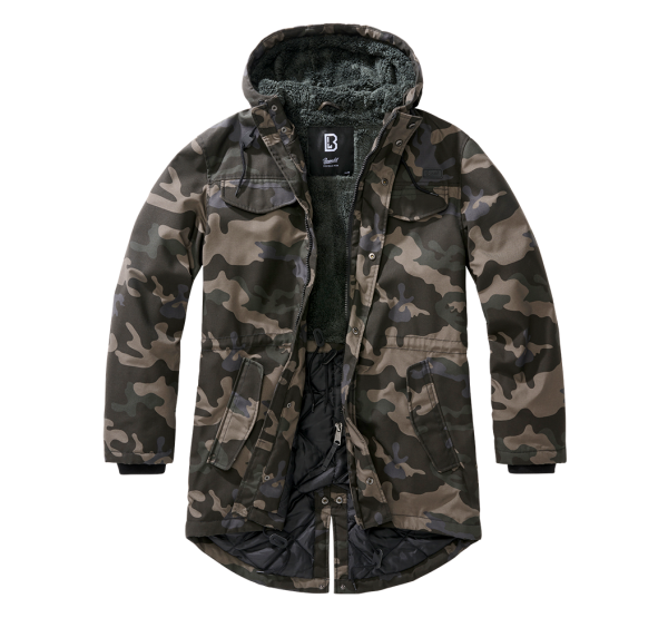Brandit - Marsh Lake Teddyparka darkcamo