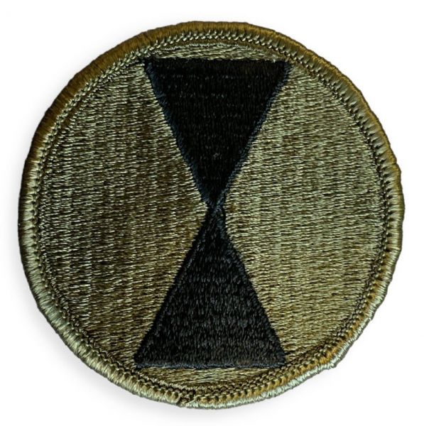 Stickabzeichen - 7th Infantry Division (oliv)