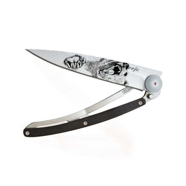 Deejo Klappmesser - Grizzly Ebenholz 37g