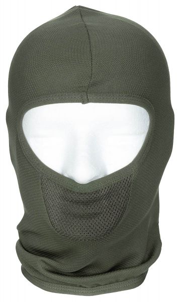 Balaclava, &quot;Tactical&quot;, 1-Loch, oliv