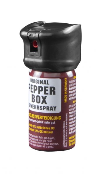 Pepper-Box Pfefferspray - 40 ml, Flip-Top Kappe (Nebel)