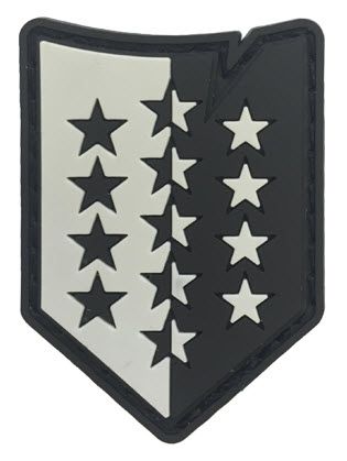 Klettabzeichen Wallis Tactical - black