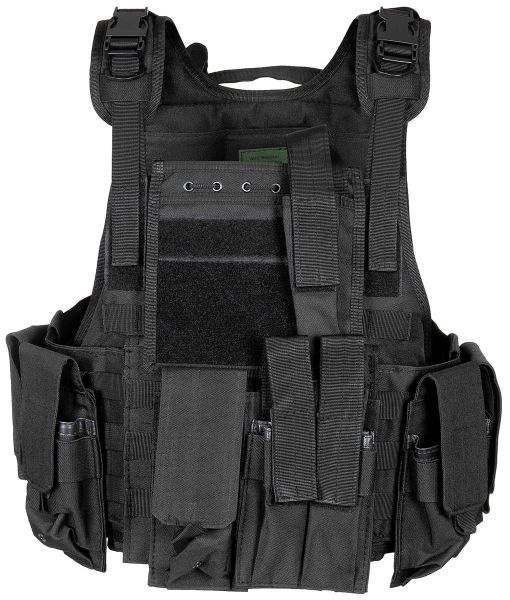 Weste, &quot;Ranger&quot;, div. Taschen, schwarz