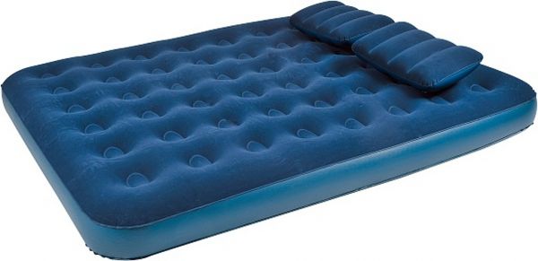 Luftbett für 2 Personen mit Handpumpe (191x137x22cm)