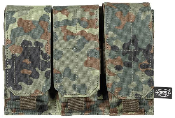 Magazintasche,3-fach,&quot;MOLLE&quot;, flecktarn