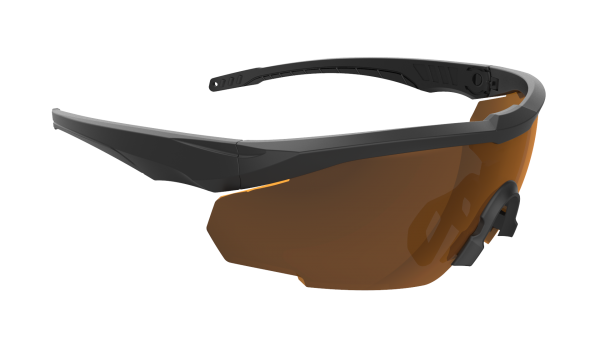 Swisseye Tactical - Brille Blackhawk Pro rubber black (Laser Lens Brown)