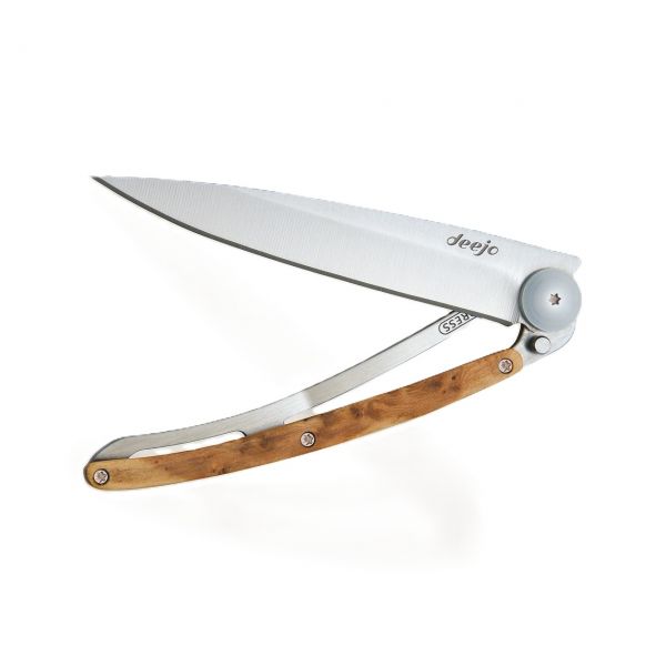 Deejo Klappmesser - Wacholderholz 37g