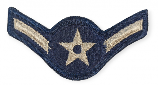 Stickabzeichen - WWII Dienstabzeichen Airman navy/silver