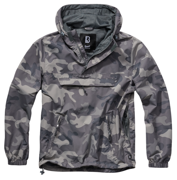 Brandit - Summer Windbreaker grey camo
