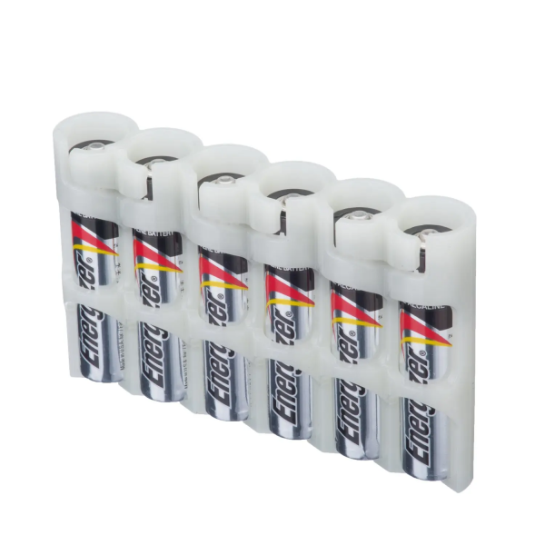 Storacell - Aufbewahrungsbox für 6 x AAA Batterien (glow in the dark)