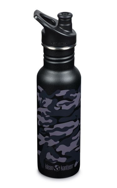 Klean Kanteen - Trinkflasche Classic 532ml Black Camo mit Sport Cap