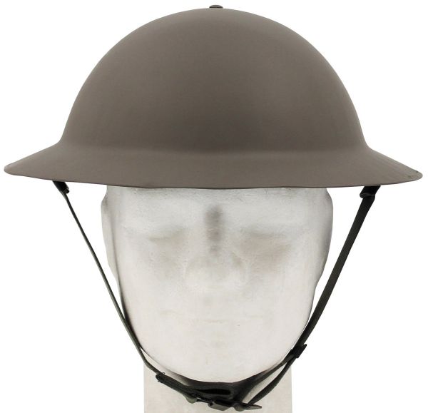 Brit. Tellerhelm, &quot;Tommy&quot;, WW II, oliv