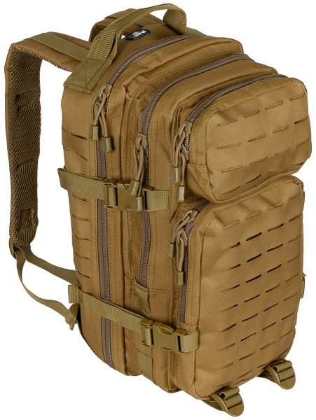 US Rucksack, Assault I, &quot;Laser&quot;, coyote tan
