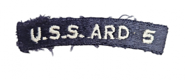 Stickabzeichen - U.S.S. ARD 5