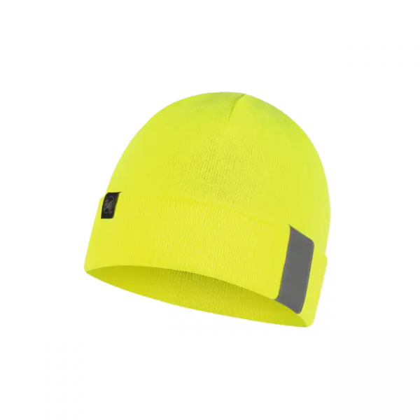 BUFF® Safety - Knitted Polar Beanie Reflective Yellow (Wärmeisolierung)