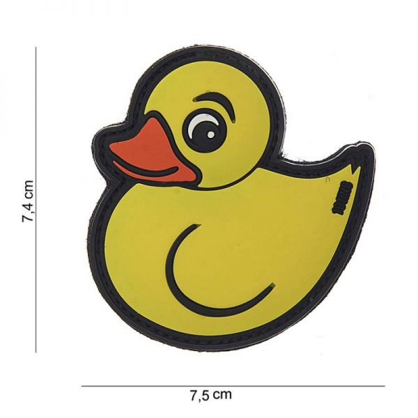 Klettabzeichen Ente - gelb