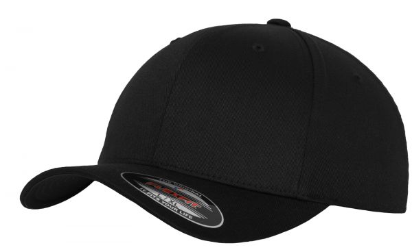 Flexfit Wooly Combed Cap black-black