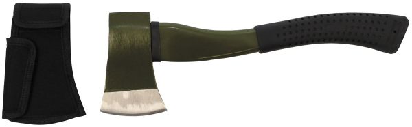 Axt, &quot;Deluxe&quot;, mittel, Fiberglasstiel, oliv