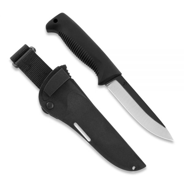 Peltonen Knives - M07 Ranger Puukko schwarz, unbeschichtet, Kompositscheide (schwarz)