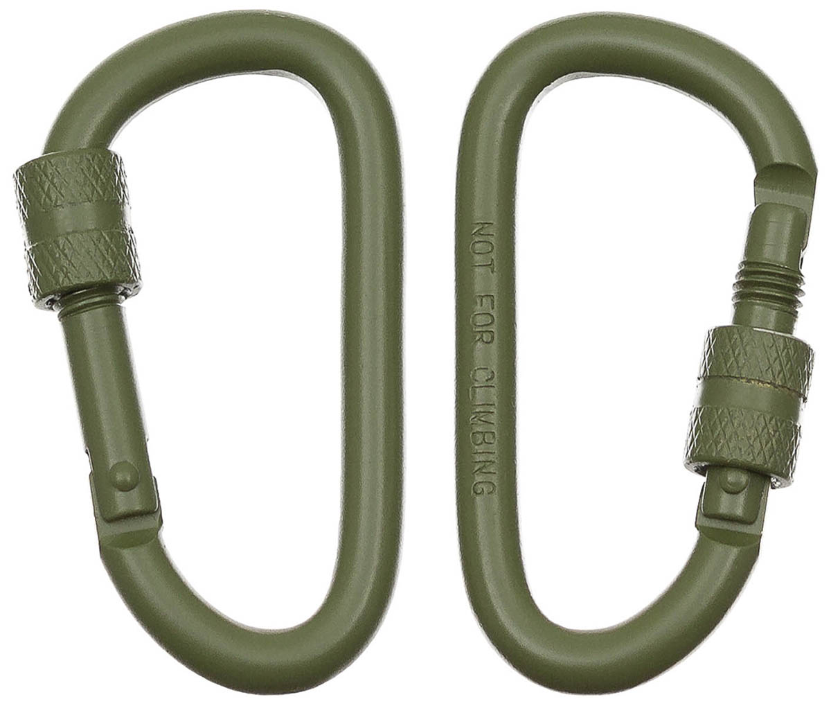 Doppelte Karabiner-Haken 2er Pack