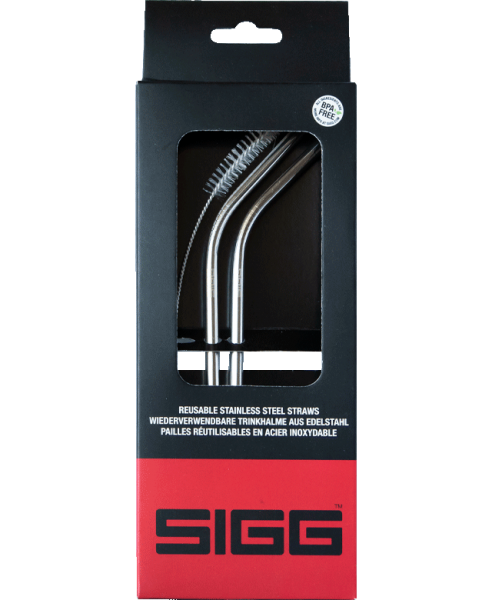 SIGG - Trinkhalme aus Edelstahl (2 Stück)
